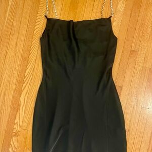 Garage black mini dress